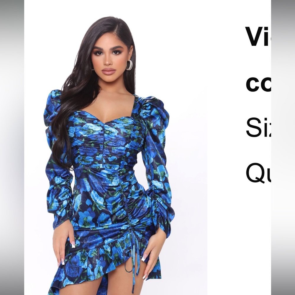 Fashion nova dress royal